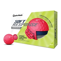 TaylorMade Soft Response Red Golf Balls 
